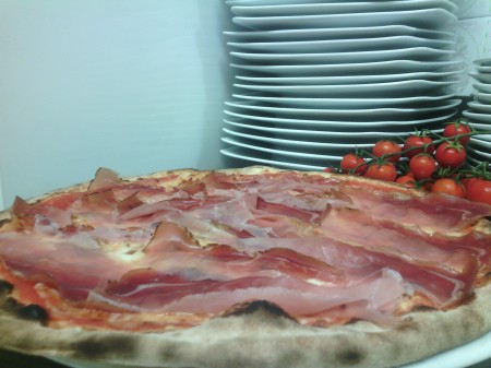 Pizza con tartufo