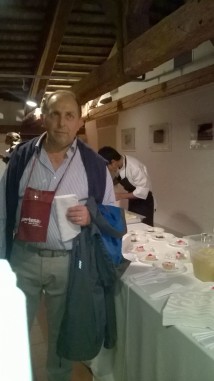 Alessandro in posa con Chef stellato