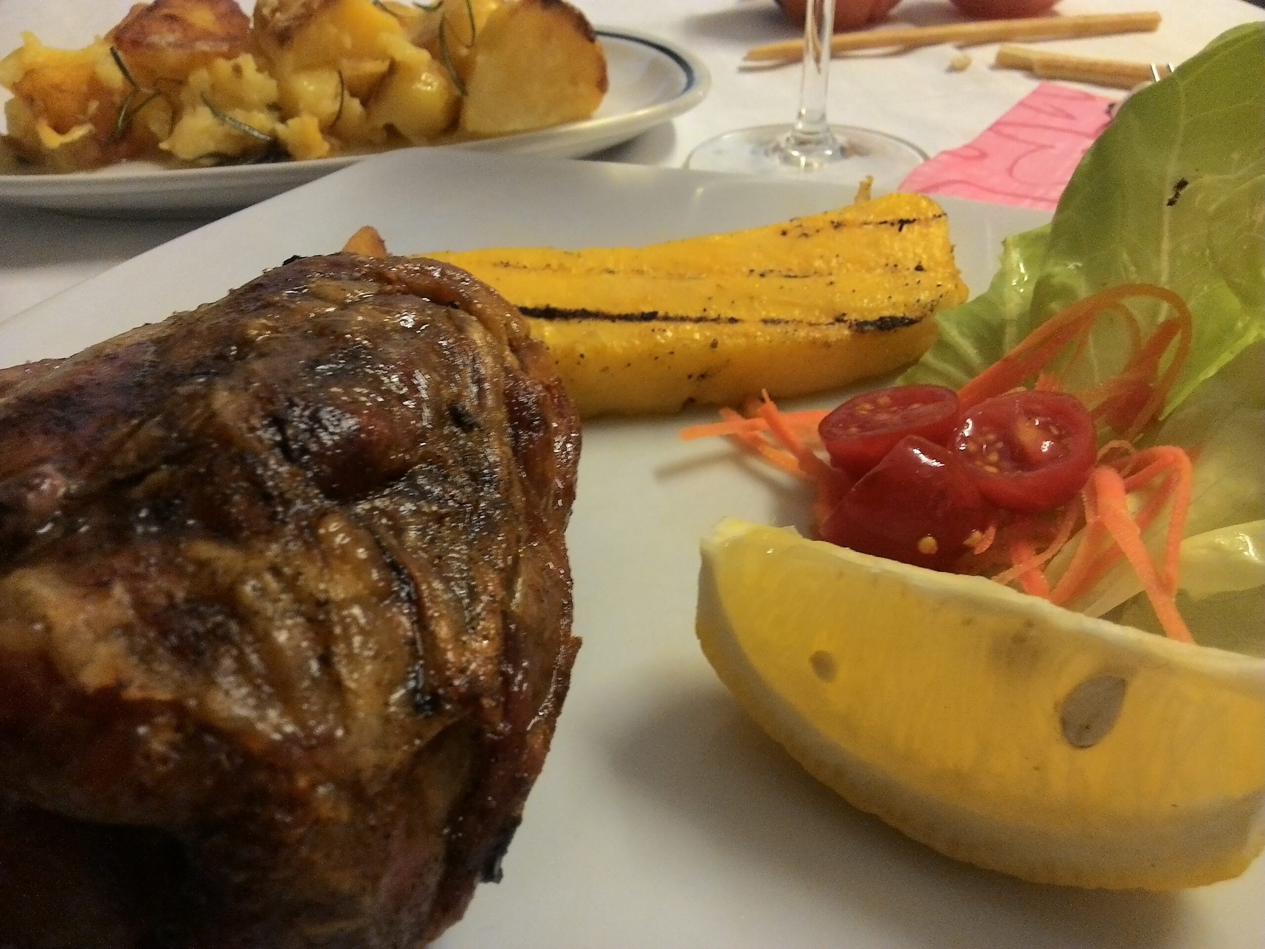 Stinco con polenta