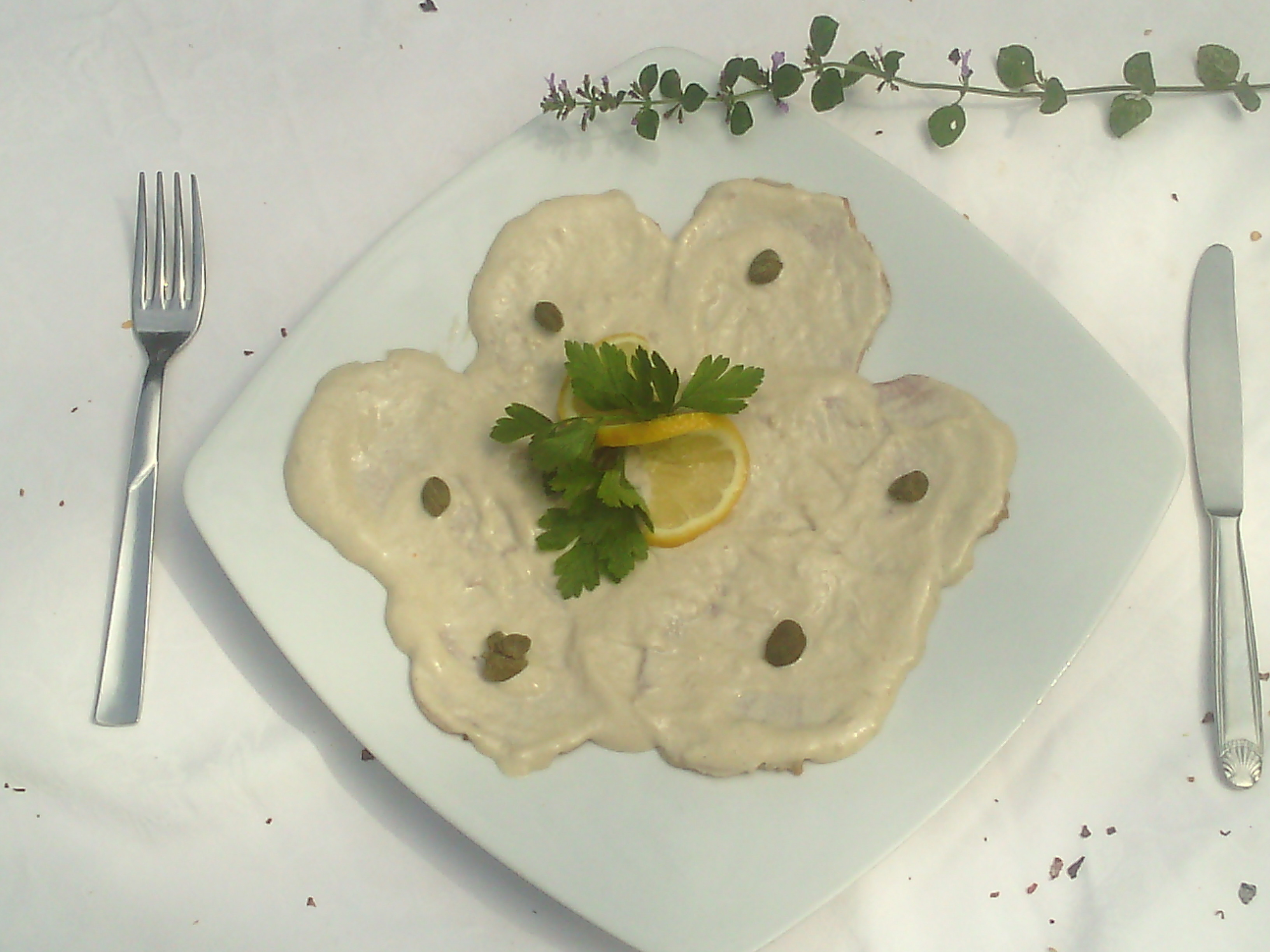 Vitello Tonnato, un piatto fresco e delicato..