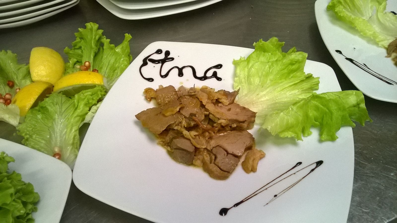 Vitello arrosto su crema di zucca e funghi chiodini – Menù di Halloween 2015
